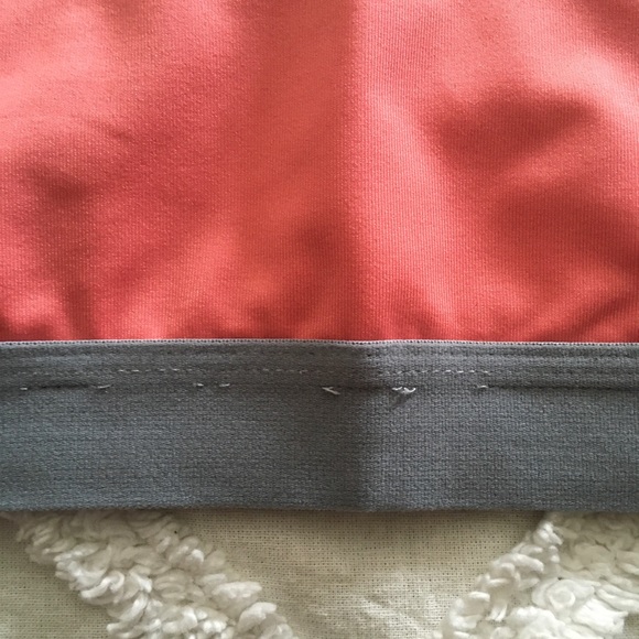 Peach/grey small Nike sports bra - Picture 2 of 7